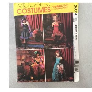 Halloween Costume Can-Can McCalls Pattern 3674